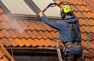 Démoussage et hydrofuge de toiture à Bohars